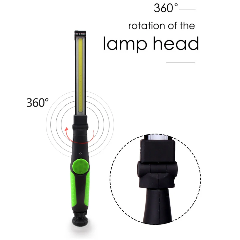 VastFire удара светодио дный светодиодный свет работы USB перезаряжаемые Магнитная Портативный Фонари 410 лм multi инспекции лампы на открытом