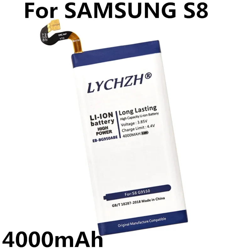 Для samsung Батарея EB BG950ABE BG950ABA для GALAXY S8 SM G9508 G9500 G950U G 4000 мАч|Аккумуляторы мобильных