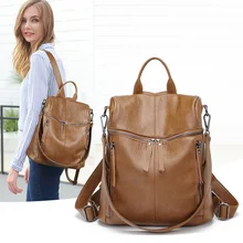 Women Backpack for School Style Leather Bag For College Simple Design Women Casual Daypacks mochila Female Famous Brands 2018 amarte new fashion preppy style leather school backpack bag for college simple design men casual daypacks mochila male