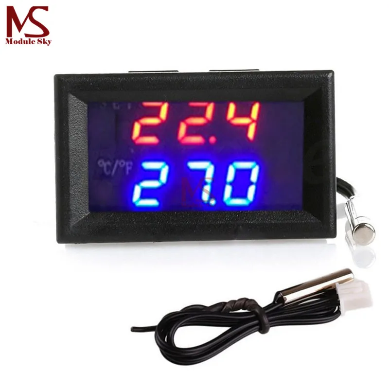 

W1209WK DC 12V -50-110 Celsius Digital LED Thermostat Temperature Controller Temp Relay Control Board Module + NTC Sensor