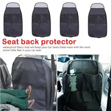 Автомобиль сиденье Черная защитная крышка для детей Kick коврик сохраняя чистоту водонепроницаемый универсальный автомобильный чехол для защиты сиденья