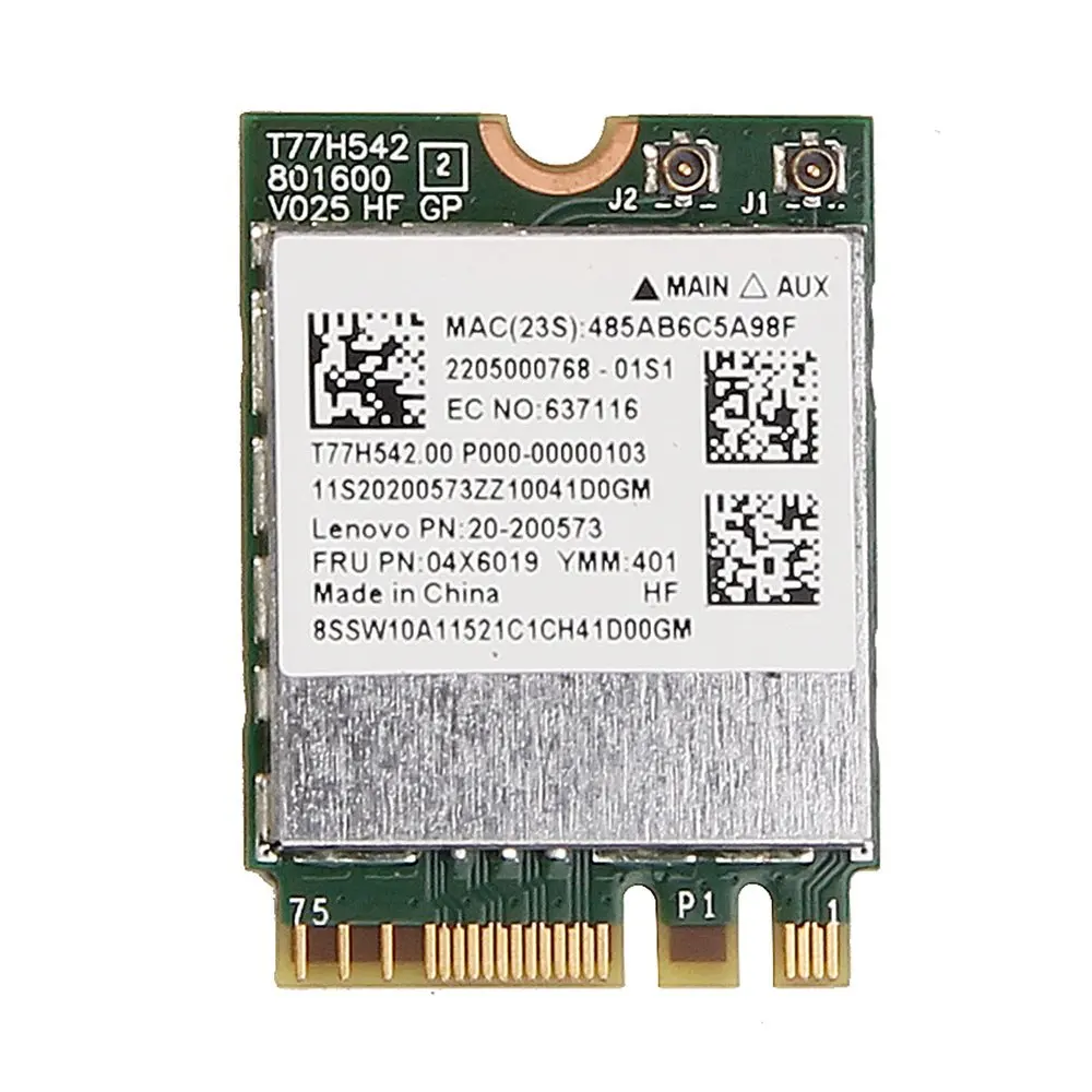 SSEA новый для Broadcom BCM943162ZP 802.11ac WI-FI Bluetooth4.0 Беспроводной NGFF M.2 карты для IBM E450 E550 E455 E555 FRU 04X6019