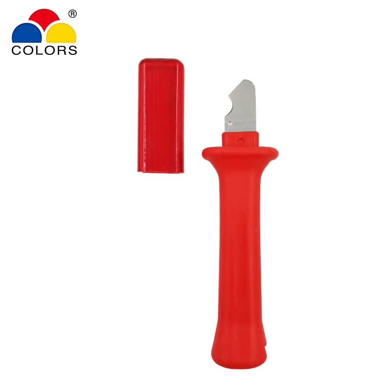 

COLORS 36HS cable stripper knife german style 440c blade pvc handle Stripping the scope of diameter of 50mm below hand tools