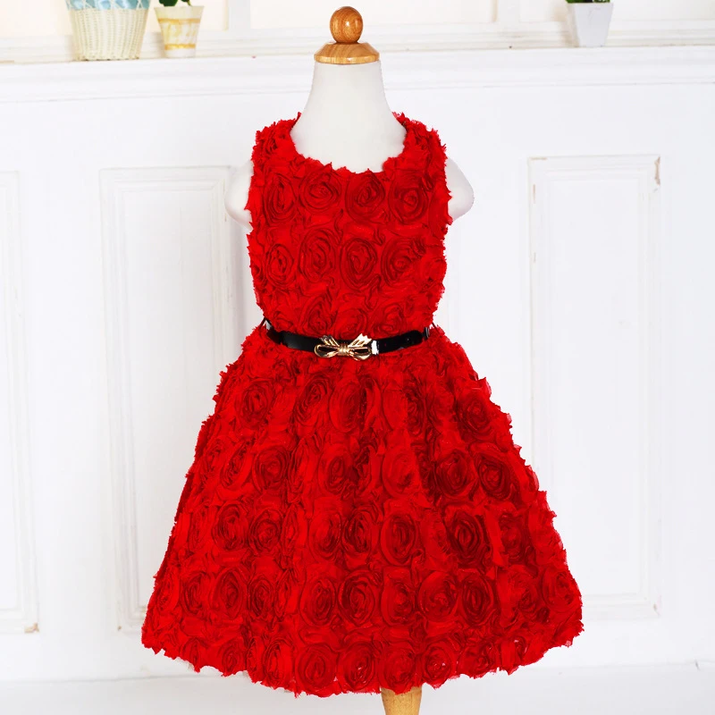 Children s Dresses Girls Flowers Party Costume For Kids Girl Ball font b Gown b font