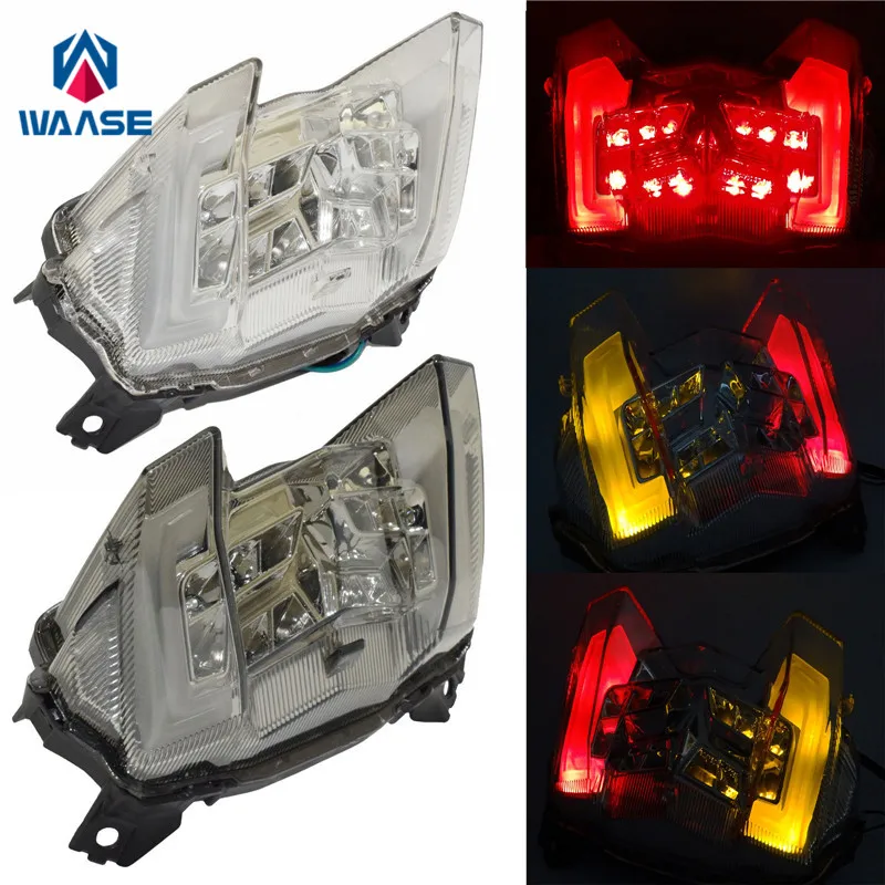  waase For Yamaha MT-09 FZ-09 FZ09 MT09 2017 2018 2019 E-Mark Rear Tail Light Brake Turn Signals Int - 33008978236
