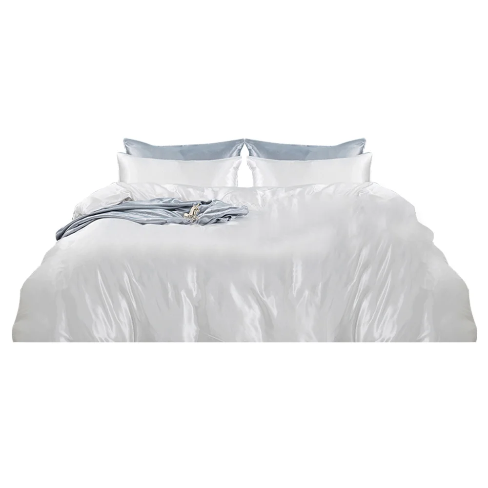 

3Pcs Bed Sheet Pillowcase Flat Fitted Deep Pocket Queen King Full Sizes Bedding Set