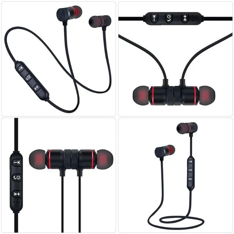 

Wireless Bluetooth Earphone Magnetic Stereo 1205A In-Ear Earbuds Neck Around Waterproof Headset Earphones