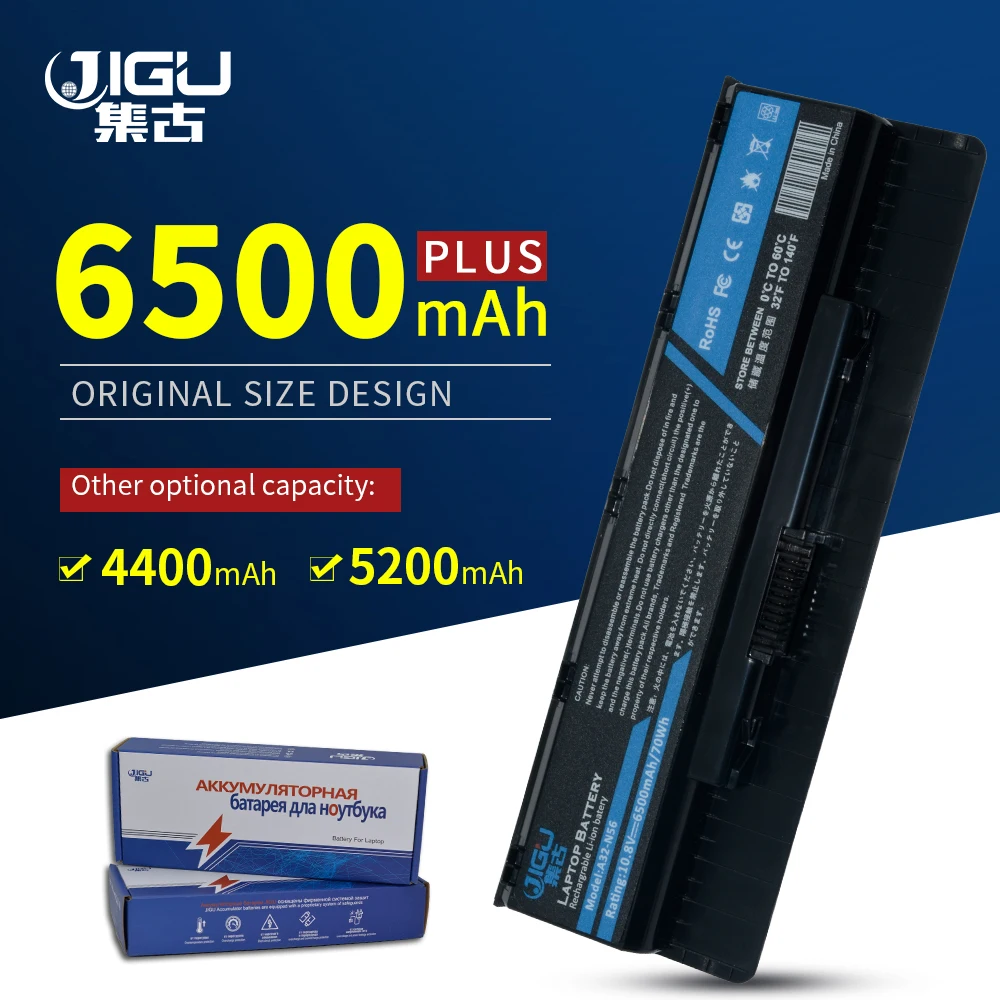 JIGU ноутбука Батарея A31 N56 A32 A33 для Asus N56D N56DY N56J N56JK N56VM N56VV N56VZ N56JN N56JR N56V N56VB|laptop