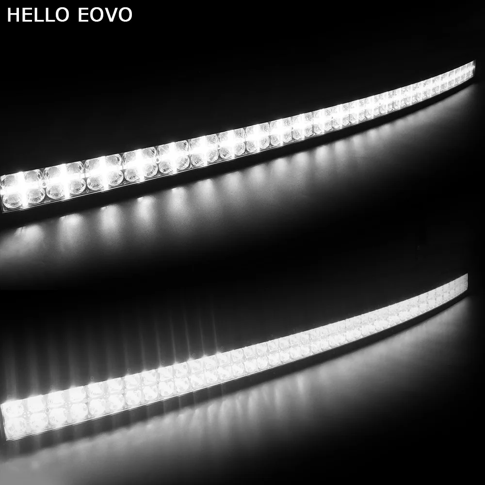 

HELLO EOVO 7D Curved 52 inch 500W with DRL LED Work Light Bar for Tractor Boat OffRoad 4WD 4x4 Truck SUV ATV Combo Beam 12V 24v