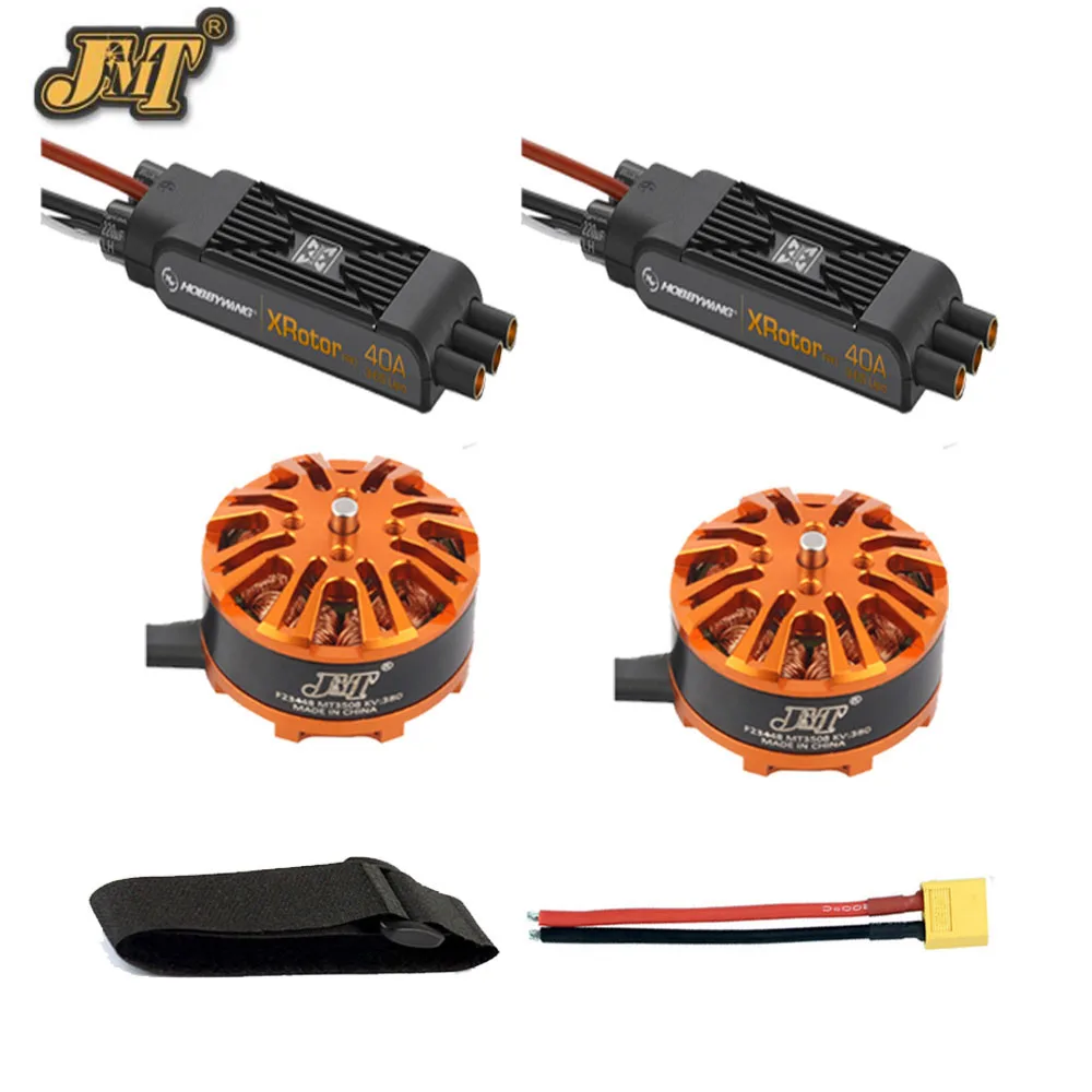 

DIY Multi-rotor Motor Combo 3508 380kv Motor Hobbywing XRotor Pro 40A ESC XT60 Connector Fastening Tape for RC Drone Hexacopter