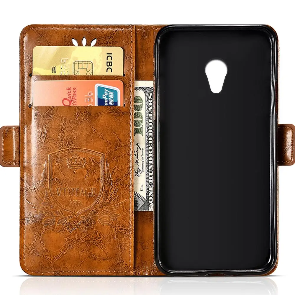 BOGVED кошелек Слот Флип чехол для Alcatel U5 HD 5047D Для U50 крышка мягкая сумка мобильного