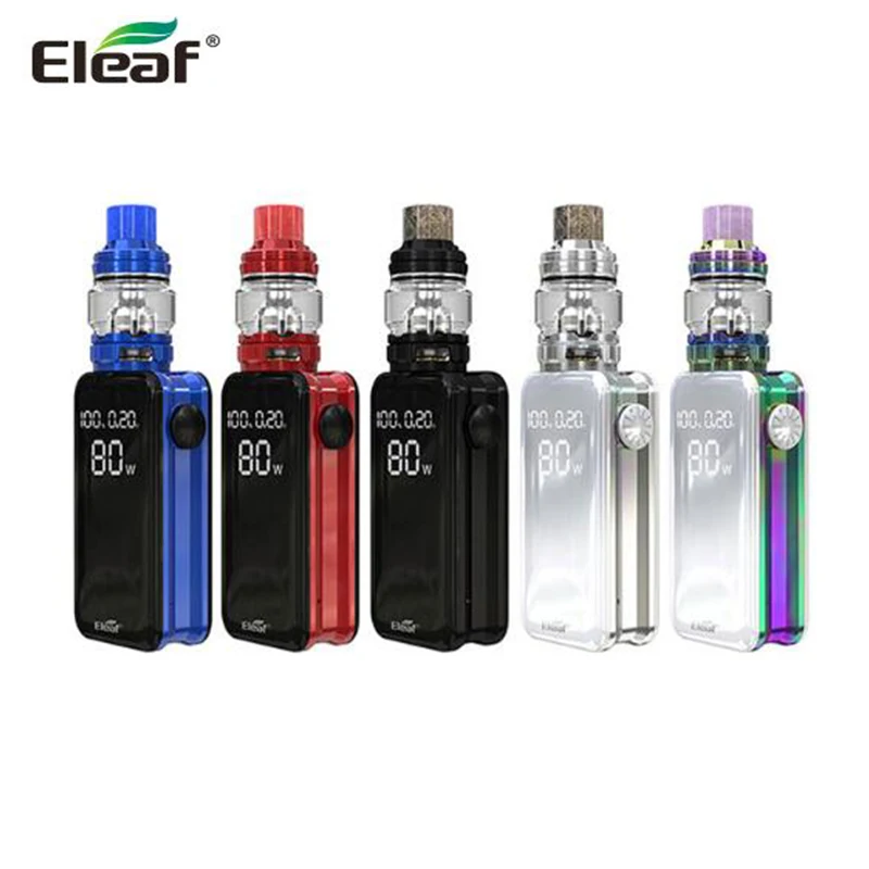 100% Оригинальные Eleaf iStick Nowos 80 Вт Max Выход тк кит с Элло Duro 4400 мАч встроенный Батарея электронных сигарет комплект