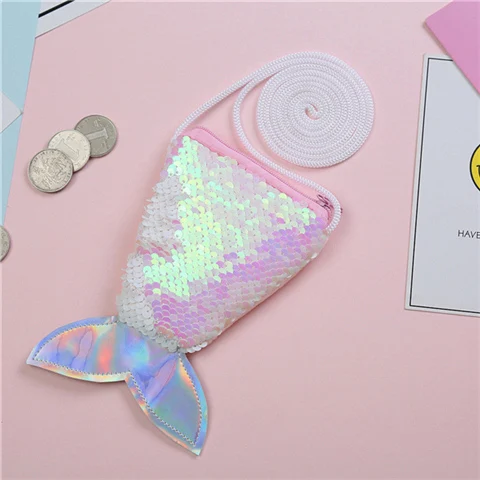 PUDCOCO модная разноцветная сумка с блестками для девочек, кошелек на молнии, кошелек, сумка на плечо - Цвет: 4