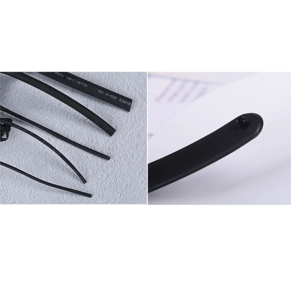 5m Length Heat Shrink Tubing Black Shrinkable Tube Wire Wrap Diameter 1mm/1.5mm/2mm/5mm/7mm