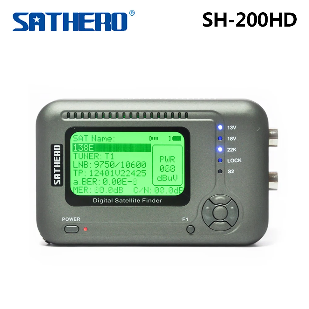 

Original Sathero SH-200HD DVB-S/S2 HD Digital Satellite Finder Meter free shipping