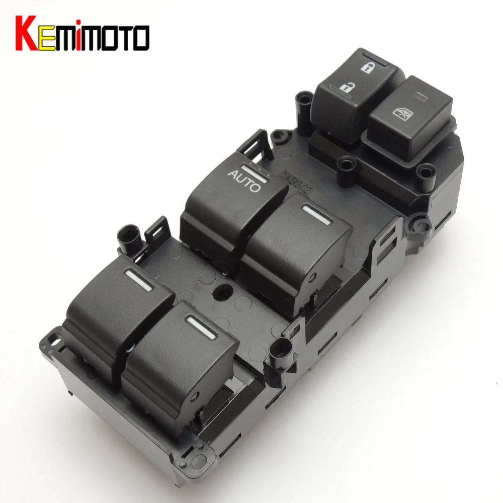 KEMiMOTO For Honda Power Master Window Switch Front Left for Honda