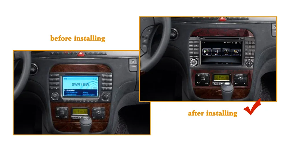 Discount Free shipping 2DIN Android 8.1 Car dvd player radio For Mercedes Benz S-Class W220 W215 S280 S320 S350 S400 GPS Navi RDS BT WIFI 2