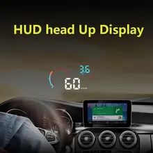 Kebidumei 4," OBD2 Hud более скоростная Автомобильная сигнализация на бортовой компьютер скорость метр лобовое стекло проектор дисплей