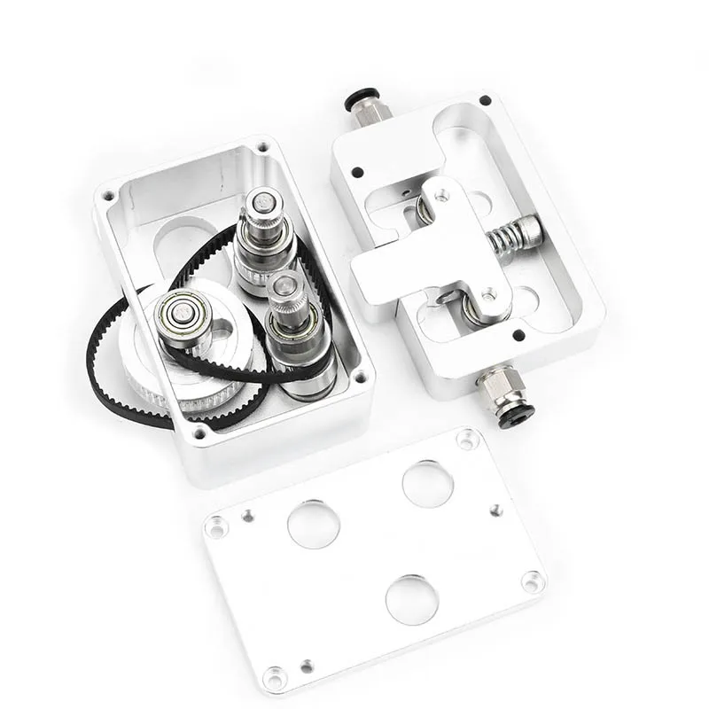 

New Metal Double Wheel Deceleration Extruder 1.75mm/2.85mm/3mm for 3D Printer Ultimaker2+ Bowden DOM668