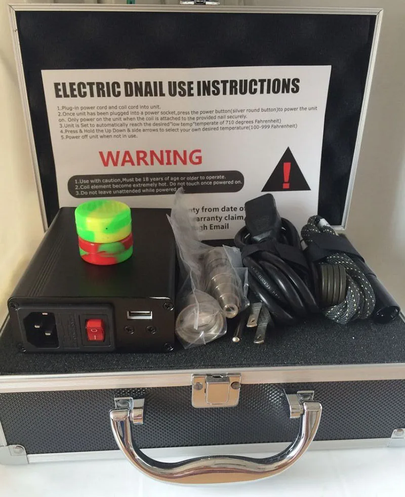 

2016 Enail Kit Digital Electronic D-Nail Dab Titanium Nail E-Nail D Nail WAX with USB