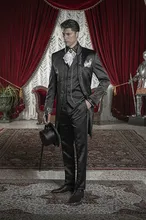 Fashionable White Black Embroidery Groom Tuxedos Groomsmen Men’s Wedding Prom Suits Custom Made (Jacket+Pants+Vest) K:87
