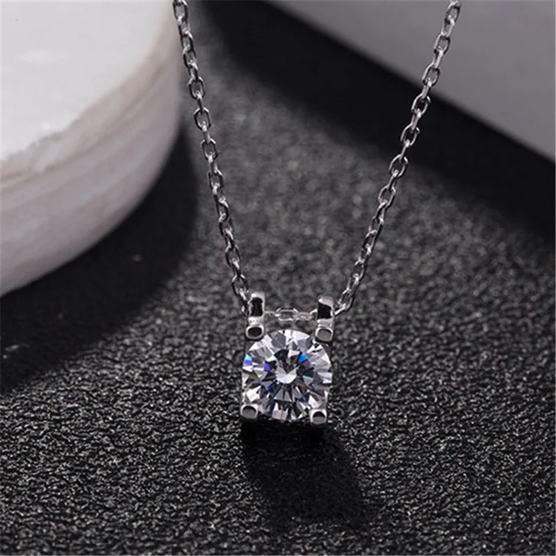 

bigger quality AAAAA CZ stone chain necklace pendant fashion jewelry China necklace plated Suppliers for mothers day