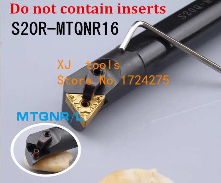 

S20R-MTQNR16/ S20R-MTQNL16 Boring Bar,MTQNR/L Internal turning Tool holder CNC Cutting tool holder,Lathe cutting tool for TNMG16