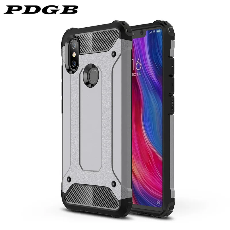 Жесткий чехол PDGB для Xiaomi Mi 6 8 9 A1 A2 Lite 5X 6X Mix 2s 3 Note 5 Global 7 Redmi 6A Pro Go армированный