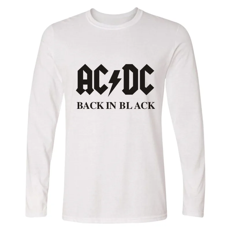Новые горячие Camisetas AC/speedshop Футболка мужская ACDC Graphic-Print Повседневное хип-хоп футболка с длинными рукавами