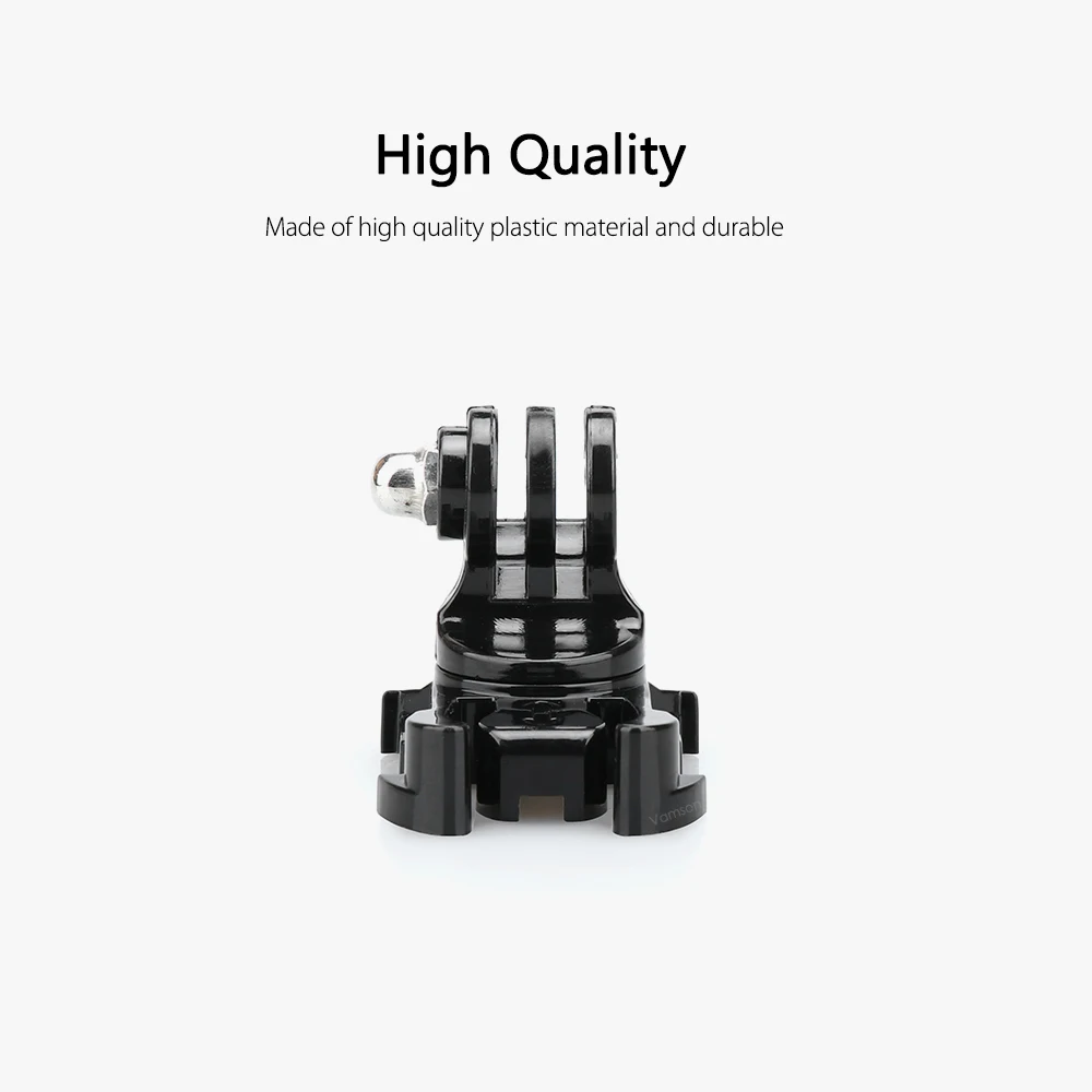 Vamson for Gopro 8 7 6 5 session Accessories Backpack Clip 360 Degree Rotatable Fixed Bracket Base for DJI OSMO for Yi 4K VP526