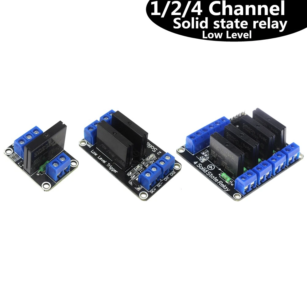 1/2/4 канала твердотельные реле G3MB-202P DC-AC PCB, SSR в 5VDC из 240V AC 2A для arduino