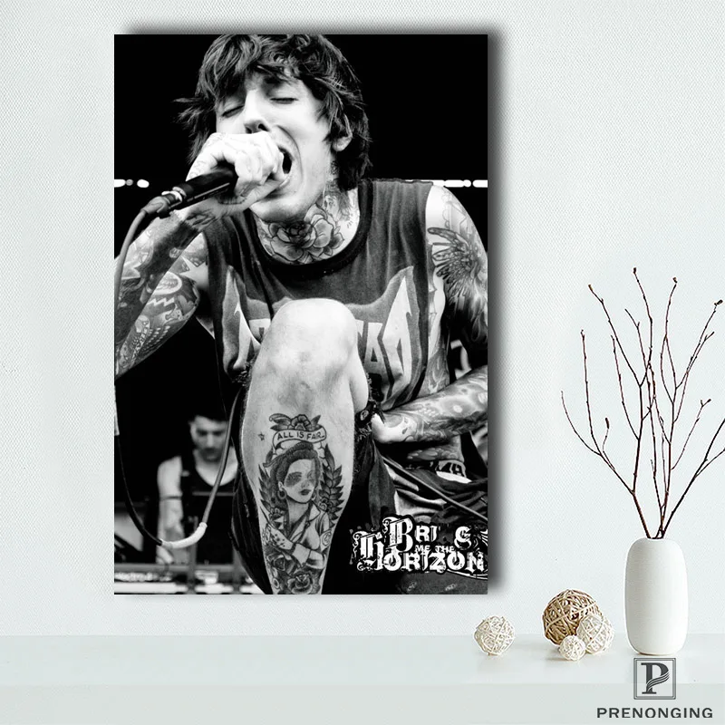 

Canvas Poster Silk Fabric F-134 Custom Bring Me The Horizon #4 Home Decor Fashion modern For Bedroom Poster Size@190414-S-