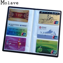 Новое поступление 120 листов из искусственной кожи Мужская Бизнес посылка кредитный держатель для карт женский чехол для банковских карт коробка для карт Apr20