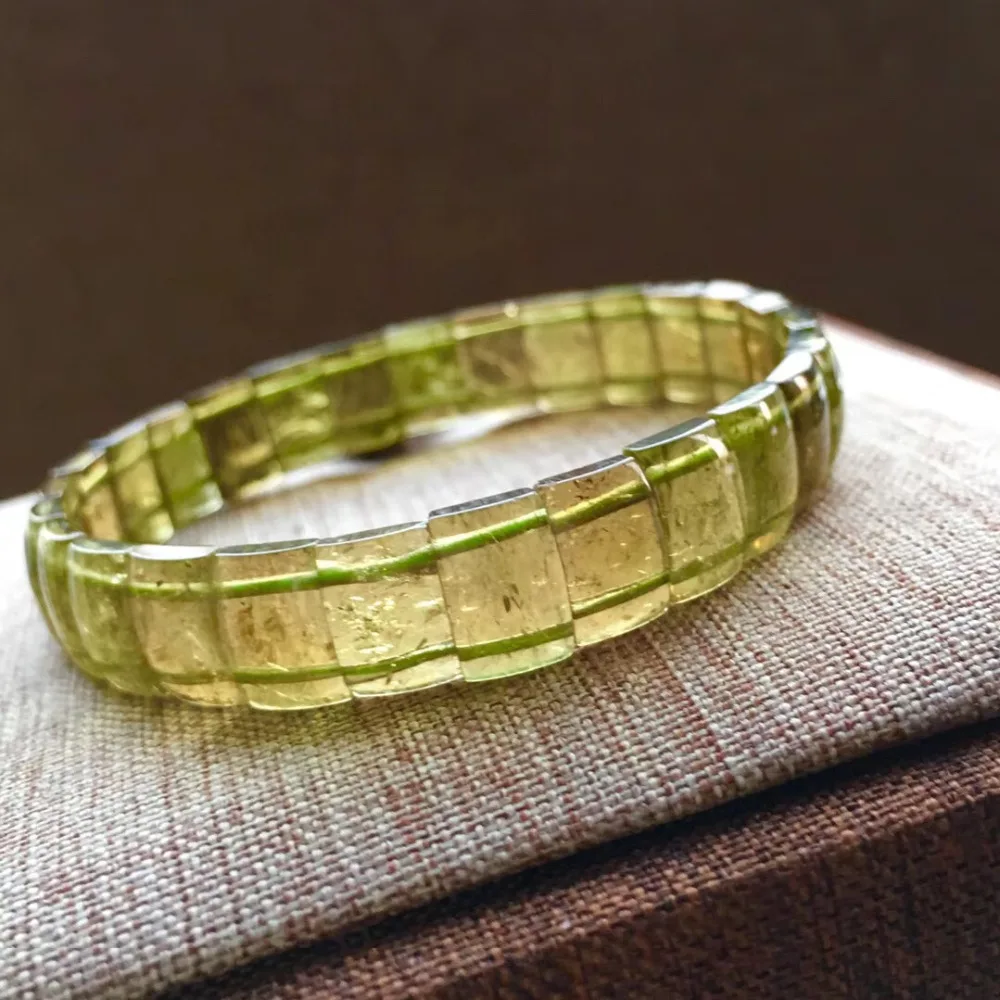 

Natural Brazil Red Tourmaline Bangle Bracelet Women Men Love Gift Stretch 10.3x8.6mm Beads Stone Crystal Stretch Bangle AAAAA