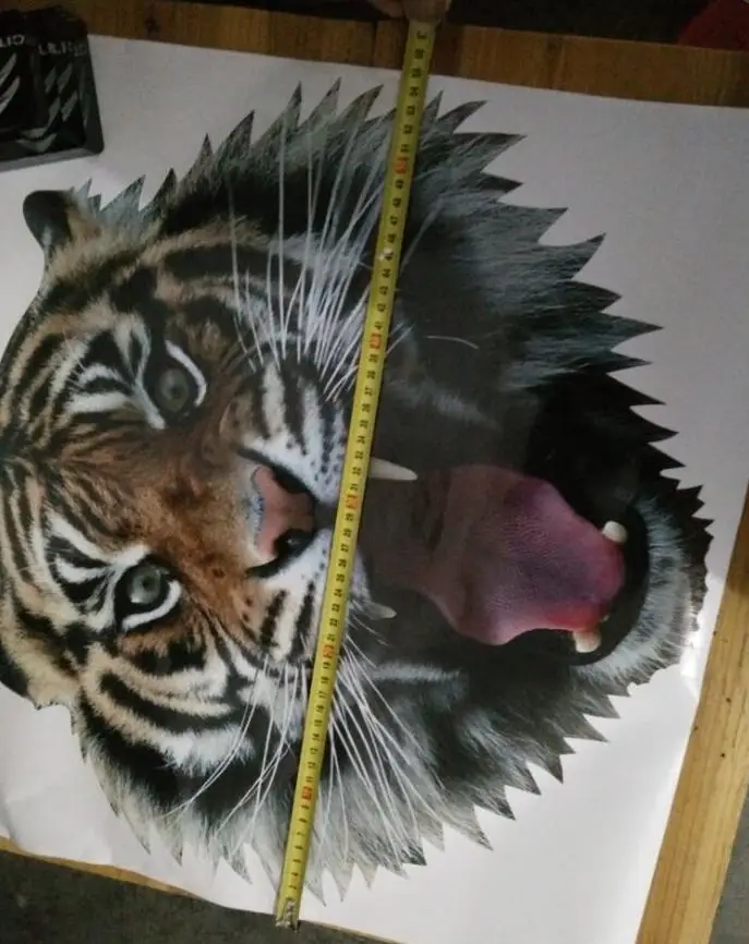 After Tiger stickers for RAV4 FOR ECOSPORT spare tire spare tire car stickers affixed trunk 50-55 cm