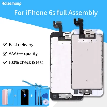 

AAAA Display For iPhone 6S A1688 A1633 A1700 LCD Screen 3D Touch Digitizer Complete Full Set lcd Assembly Replacement pantalla