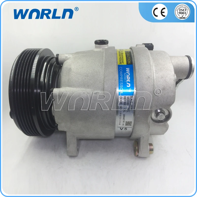 V5 Auto AC Compressor For Volkswagen Bora Jetta 6PKin Airconditioning
