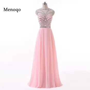 

Menoqo Robe De Roiree New Long Vestidos Formal Gowns Elegant Floor Length Long Party Evening Dresses