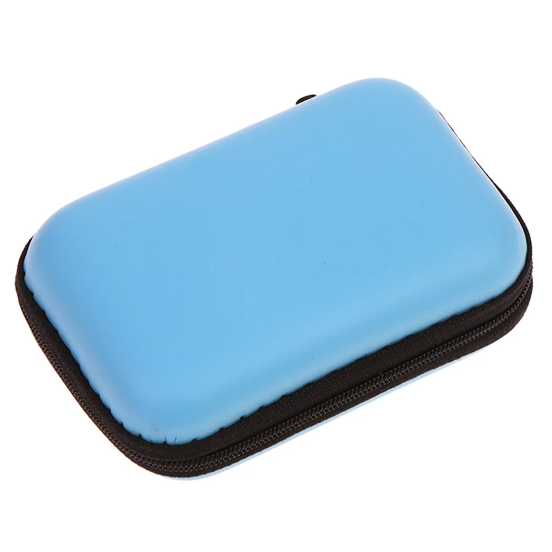 Мини-сумка Портативная Противоударная коробка для хранения компактный водонепроницаемый чехол для Gopro Hero 7 6 5 4 3 SJCAM Xiaomi Yi 4K MIJIA Экшн-камера - Цвет: Синий цвет