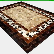 Модный художественный ковер Натуральная воловья кожа автомобильный подлокотник, матовая кожа