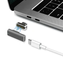 Magnetic USB Type C Adapter USB 3 1 Right Angle 10 Gb s PD 100W Quick