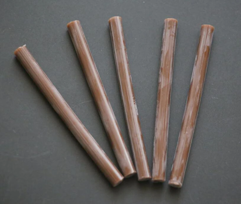 Brown COLOR 12 x keratin glue sticks for hair extensions