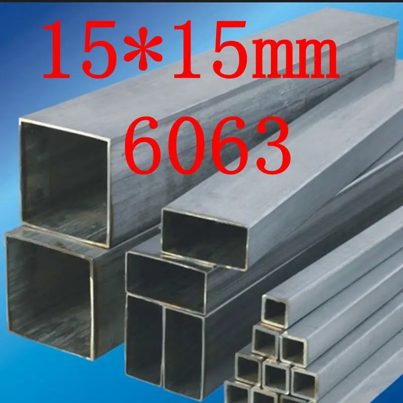 

15*15mm 6063 SHS Aluminium Square Tube /Pipe 1000mm Long (Cut to Size)