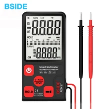 Ultra-Portable Digital Multimeter BSIDE ADMS7 Large 3.5» LCD 3-Line Display Voltmeter With Voltage NCV Resistance Ohm Hz Test