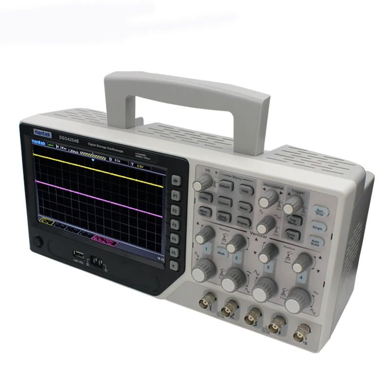 Hantek DSO4254B абсолютно новый осциллограф 4CH EXT + DVM Функция автоматического диапазона