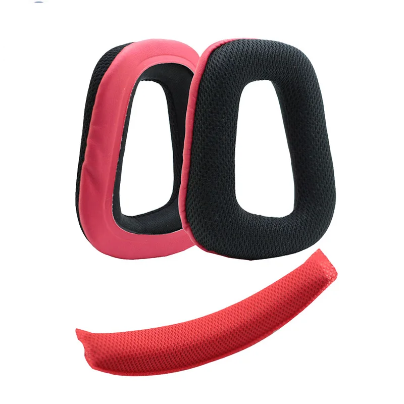 POYATU-Ear-Pads-Headband-Top-Cushion-Pillow-Set-For-Logitech-G430-G930-Headphone-Replacement-Ear-Cushion