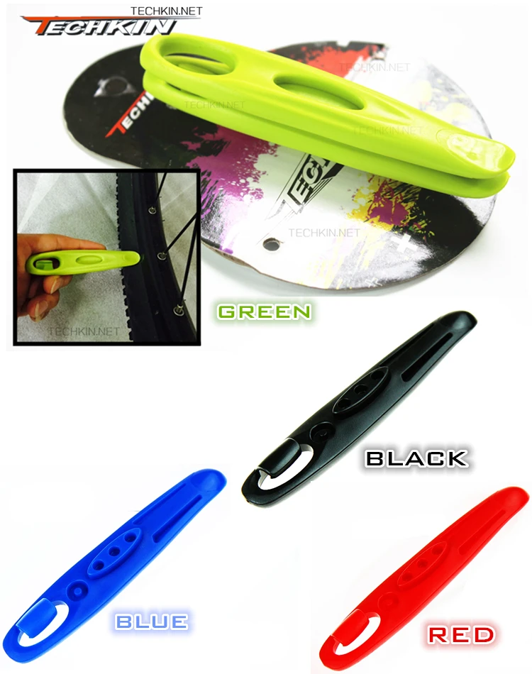 

Factory production40123TECHKIN rides high quality steel lever Rod multi-purpose portable bicycle tire spoon Bicycle Repair Tools