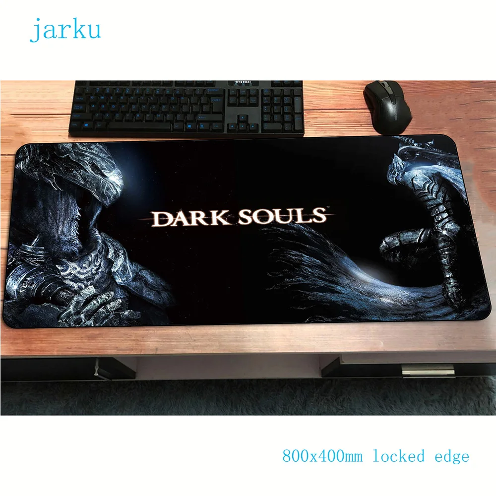 Коврик для мыши dark души 800x400x2 мм игровой коврик с аниме массовым узором офисный