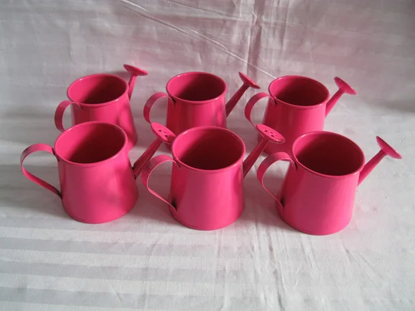 cheap Mini pink smart Decorative watering cans planter ...