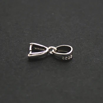 

Free shipping 10pcs/lot 925 Sterling Silver Pendant Bails 3*1 3mm CN-BFS015